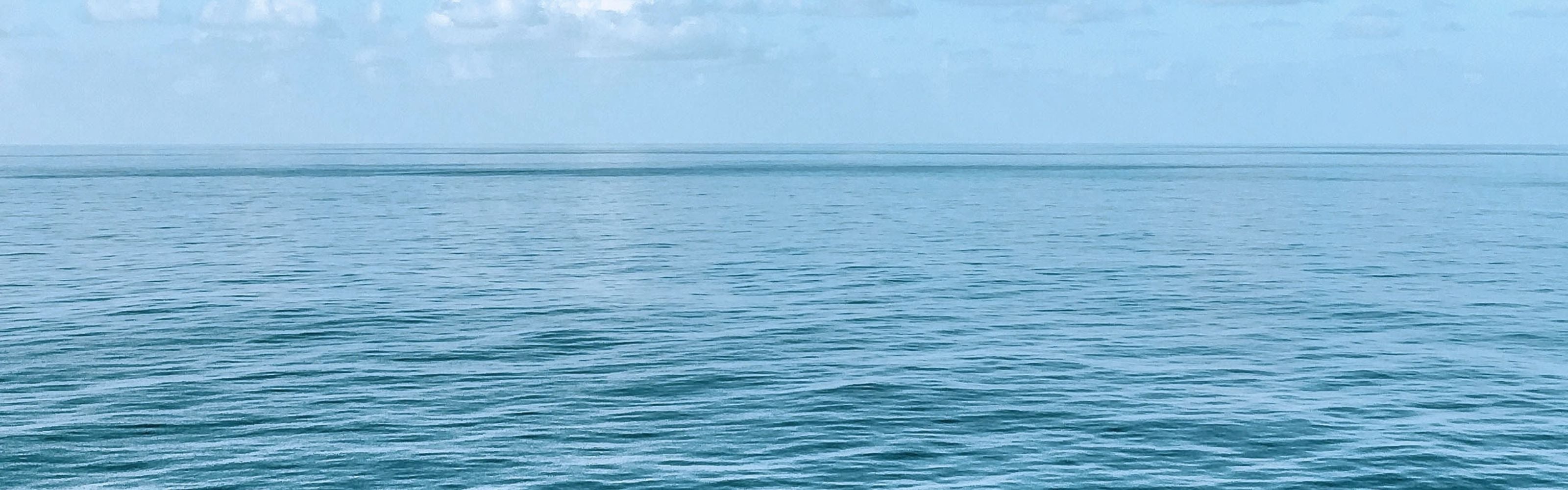Ocean with blue sky to highlight the importance of ocean and the planet for Solmates