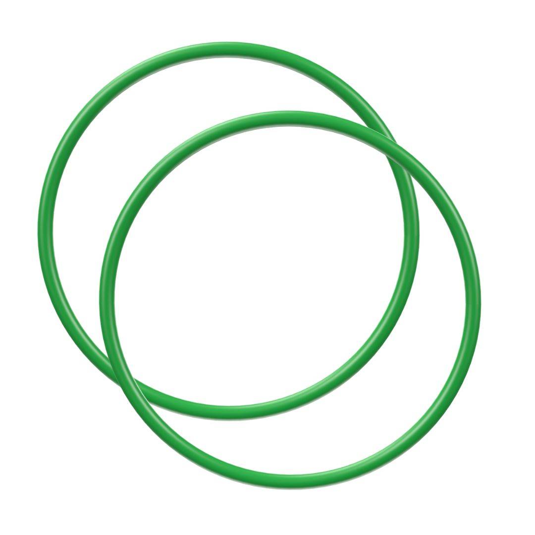two green tethers