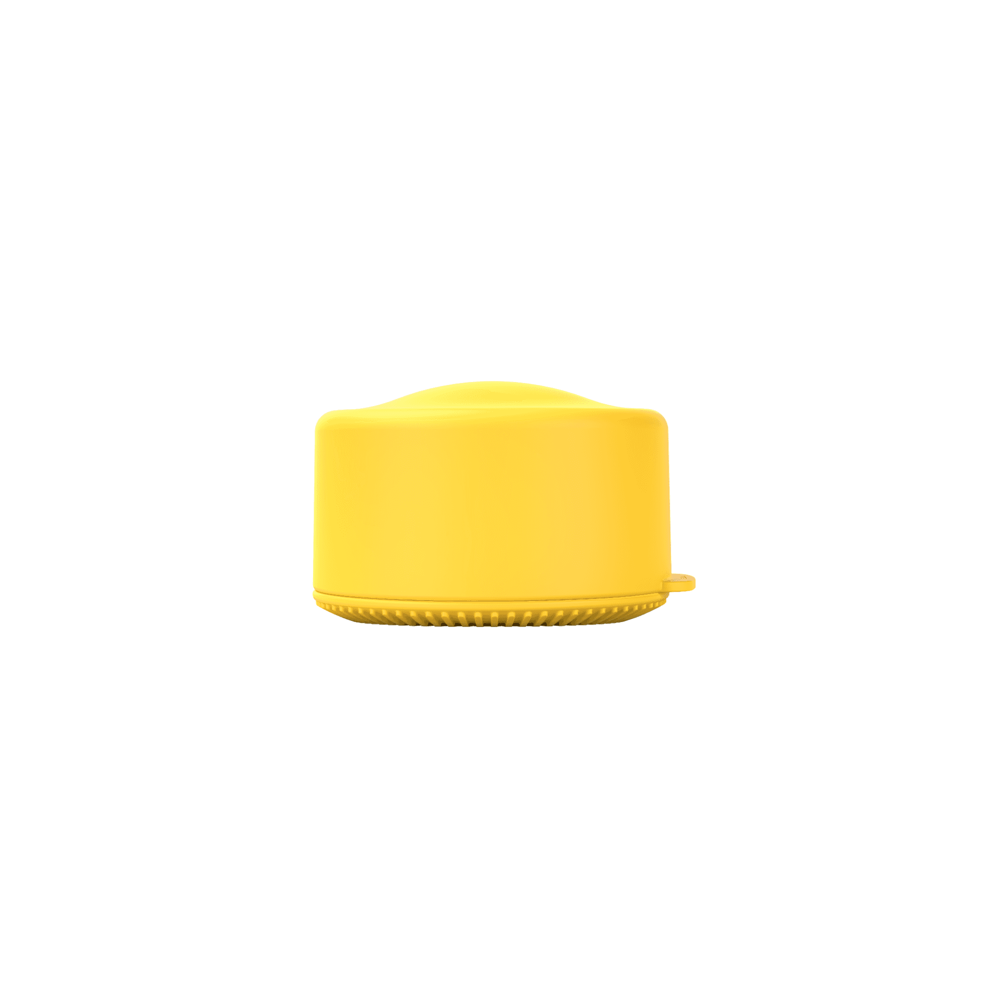 Yellow travel refillable pot