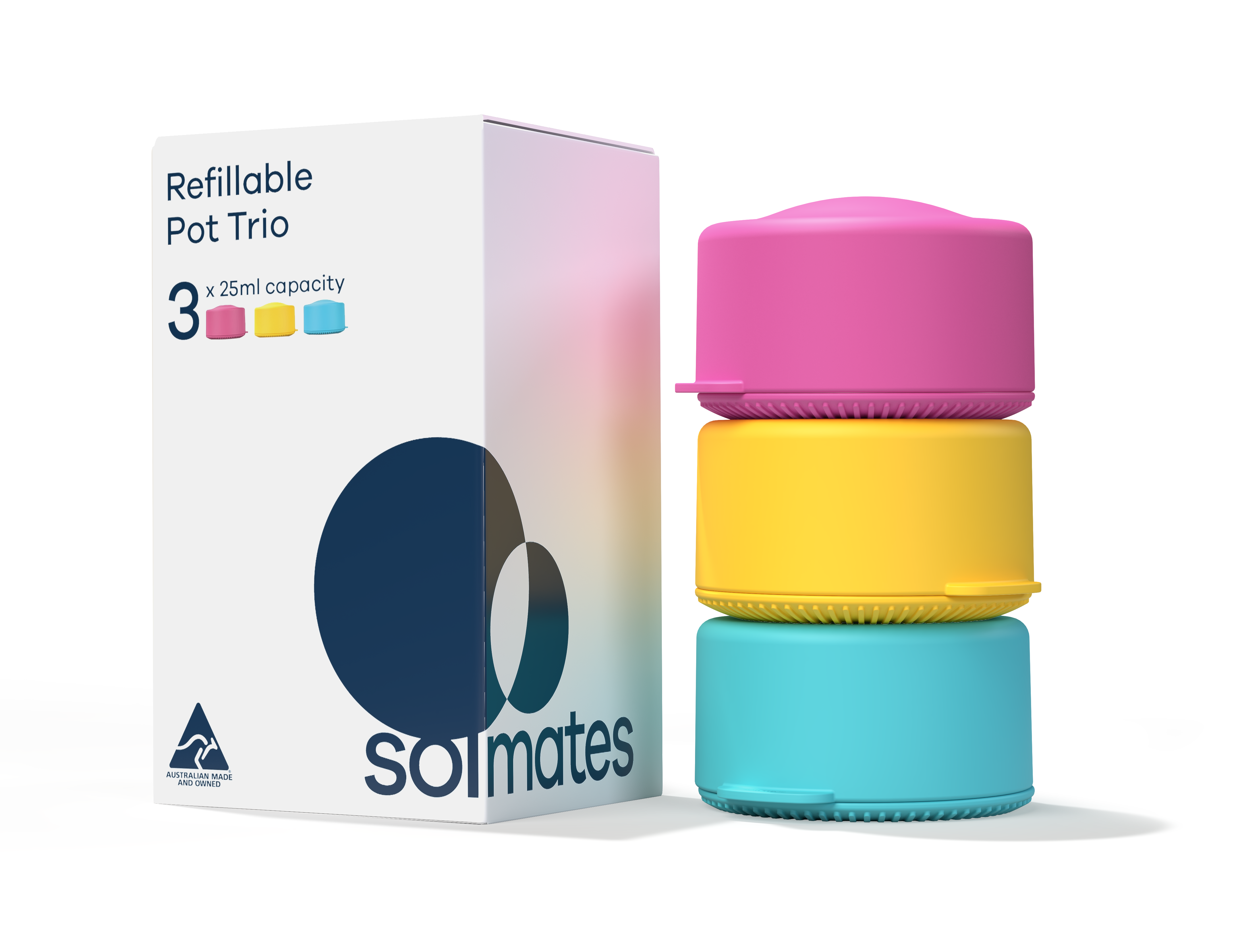 Refillable Pot Trio (25ml)